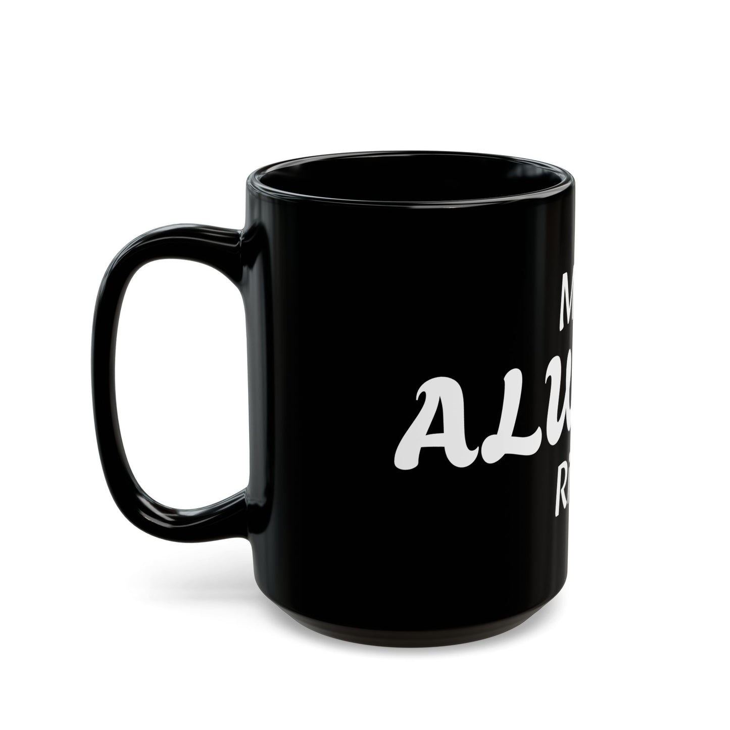 Mrs. Always Right Black Coffee Mug